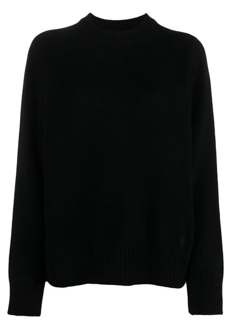 Maglione Baltra girocollo in nero Loulou studio - donna